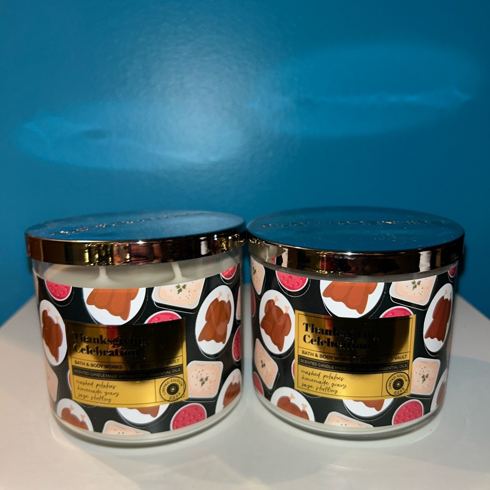 Bath and body works thanksgiving celebration candle